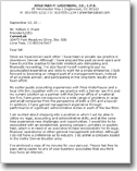 Sample cover letter for consulting job